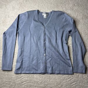 Women's Pendleton Size Small Long Sleeve Button‎ Cardigan Silk Blend